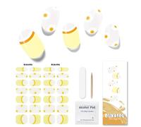 DUKASOU Gel Nail Strips - 28 pcs Gel Nail Stickers-Full Wraps- Salon Quality Soft Holy Gels Nails Stickers UV- Long Lasting, UV Lamp Compatible, Easy to Carry Holy Gel& Use & Remove