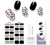 DUKASOU Gel Nail Strips - 28 pcs Gel Nail Stickers-Full Wraps- Salon Quality Soft Holy Gels Nails Stickers UV- Long Lasting, UV Lamp Compatible, Easy to Carry Holy Gel& Use & Remove