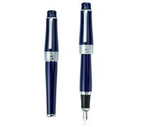 Duke Charlie Chaplin Commemoration Bent Nib Fountain Pen Dark Blue, Calligraphy Collection Fude Pen 0.5-1.2mm line