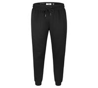 Duke Clothing Men's D555 Brandon Kingsize Cuffed Joggers in Black | Size: 6XL Duke Clothing Black 6XL