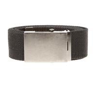 Duke Clothing Men's D555 Edward Plain Webbing Belt in Black Duke Clothing Black One Size