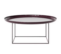 Duke Coffee Table Large Lacquered Maroon