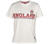 DUKE D555 Big Kingsize England World Cup Football Crew Neck T-Shirt-White-3XL