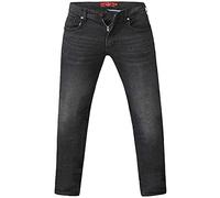Duke D555 Men's Kingsize Benson Tapered Jeans 50R - W50/L31 Dark Grey