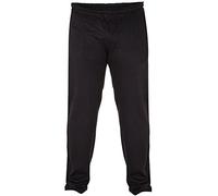 Duke D555 Mens Kingsize Joggers Pants Elasticated Open Hem Jogging Bottoms Black 8XL (Rory)