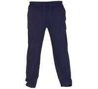 Duke D555 Mens Kingsize Joggers Pants Elasticated Open Hem Jogging Bottoms Navy 3XL (Rory)