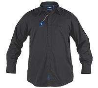 DUKE D555 Mens Long Sleeve Shirts -Corbin - Black - 3XL