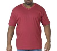 Duke D555 Mens Signature King Size Big Tall Combed Cotton V Neck T-Shirt Top