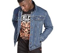 Duke D555 Mens Trucker Western Style Denim Jacket - Blue - L