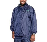 Duke D555 Mens Zac Big Tall Packaway Weather Proof Rain Jacket - Navy - 6XL