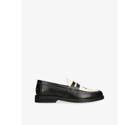 Duke & Dexter Mens Duke & Dexter Disney Micky Mouse Wilde Kiss Leather Loafers Blk/White Eur 42 / 8 UK Men
