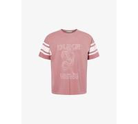 Duke & Dexter Mens Duke & Dexter Rising Printed Cotton T-Shirt Red XS
