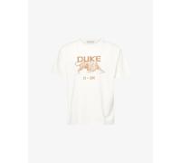 Duke & Dexter Mens Duke & Dexter Rising Tiger Printed Cotton T-Shirt White M