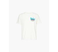 Duke & Dexter Mens White Jet Ski Vintage Graphic-print Relaxed-fit Cotton-jersey T-shirt M