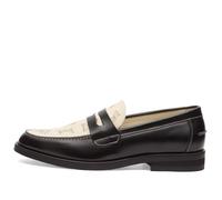 Duke + Dexter Men's Wilde Dollar Bills Penny Loafer Black/White