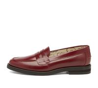 Duke + Dexter Women's Wilde Burgundy Penny Loafer Red