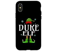 DUKE Elf Xmas Funny Men's Family Matching Christmas DUKE Case for iPhone X/XS