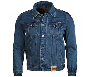 Duke Jeans Jacket Trucker Western Darkwash Big King Size New Mens Denim Coat