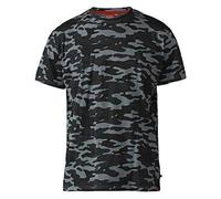 Duke London D555 Camouflage T-Shirt (Gaston) in Storm Camo in 3XL