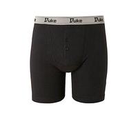 Duke London King Size Pack of 3 Cotton Boxer Shorts Black Navy Grey 2,3,4,5 (XL)