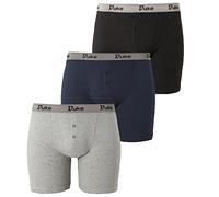 Duke London KS2005 Driver Boxers - Grey - Navy - Black - 3 Pack - 3XL