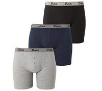 Duke London KS2005 Driver Boxers -Grey - Navy - Black - 3 Pack - 6XL