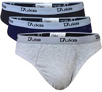 Duke London Mens 3 Pack Jersey Cotton Briefs in 4XL