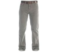 Duke London Mens Brian Bedford Cord Trousers with Belt (34S) (Brown)