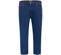 Duke London Mens Kingsize Bailey Elasticated Waist Jeans (58L) (Blue)