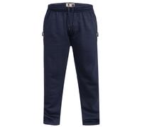 Duke Mens D555 Albert Rockford Open Hem Kingsize Jogging Bottoms - Navy - 4XL - Navy