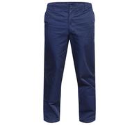 Duke Mens D555 Basilio Elasticated Waist Rugby Trousers - Navy - 36S - Navy - 80% Polyester/20% Cotton