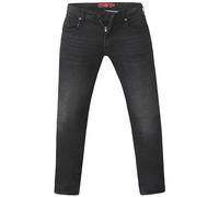 (50XL, Grey) Duke Mens Benson Stretch Tapered Jeans
