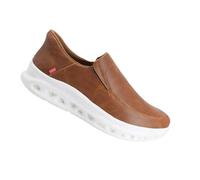 Duke Mens D555 Carlisle 1 Slip-on Wide Shoes - Dark Tan - Dark Tan - 14 UK Wide