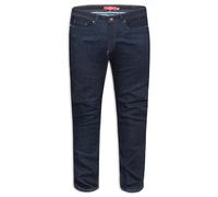 Duke Mens D555 Cedric Stretch Tapered Kingsize Jeans - Indigo - Indigo - 52L - 98% Cotton/2% Elastane
