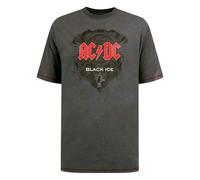 Duke Mens D555 Clydebank Black Ice AC/DC Kingsize T-Shirt - Charcoal Marl - 4XL - Charcoal Marl