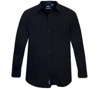 Duke Mens D555 Corbin Kingsize Long-Sleeved Shirt - Black - Black - 10XL
