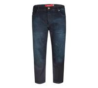 Duke Mens D555 Daniel Tapered Leg Kingsize Jeans - Blue Black - Blue Black - 46S - 98% Cotton/2% Elastane