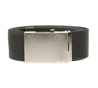 Duke Mens D555 Edward Plain Webbing Belt - Black - One Size - Black - 100% Polyester