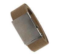 D555 Men's Edward Webbing Waist Belt in Khaki | Size: 2XL D555 Khaki 2XL