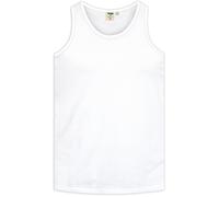 Duke Mens D555 Fabio Kingsize Tank Top - White - 3XL - White