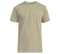 Duke Mens D555 Flyers 2 Crew Neck T-Shirt - Khaki - XL - Khaki - 100% Cotton