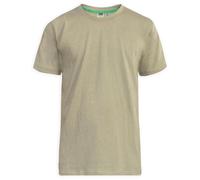 Duke Mens D555 Flyers 2 Crew Neck T-Shirt - Khaki - XL - Khaki - 100% Cotton