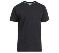 Duke Mens D555 Flyers T-Shirt - Black - XL - Black - 100% Combed Cotton
