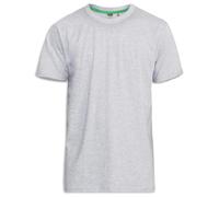 Duke Mens D555 Flyers T-Shirt - Grey Melange - XXL - Grey Melange - 100% Combed Cotton