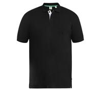 Duke Mens D555 Grant Pique Kingsize Polo Shirt - Black - Black - 6XL