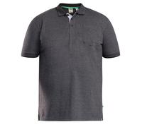Duke Mens D555 Grant Pique Kingsize Polo Shirt - Charcoal - Charcoal - 8XL