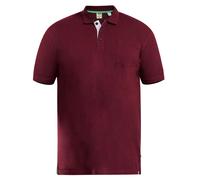 Duke Mens D555 Grant Pique Kingsize Polo Shirt - Maroon - Maroon - 5XL