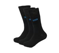 Duke Mens D555 Harold Extra Wide Socks (Pack of 3) - Black - Black - 11 UK-13 UK