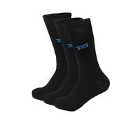 Duke Mens D555 Harold Extra Wide Socks (Pack of 3) - Black - Black - 14 UK-16 UK