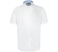 D555 James Oxford Kingsize Short-Sleeved Shirt Duke Clothing White XXL